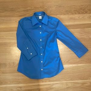 Jcrew size xs blue button down, excellent condition